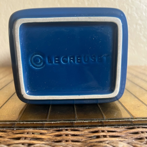 Le Creuset blue kitchen caddy coffee decanter ceramic - Picture 8 of 12